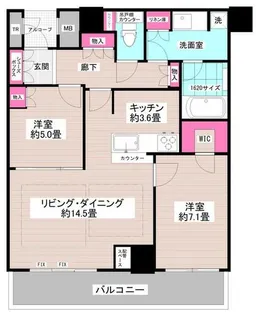 ザ・パークハウス神戸ハーバーランドタワー【27階】の間取り