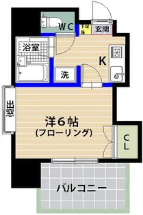 花香絽【702号室】の間取り