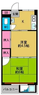 北恩加島住宅1号棟【1階】の間取り
