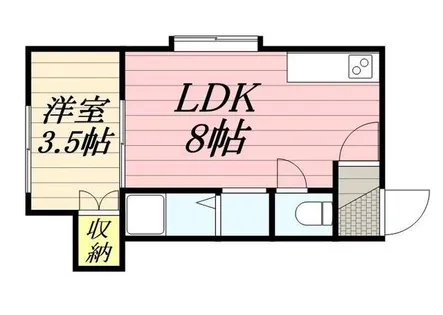 アーバン宮の沢【0108号室】の間取り