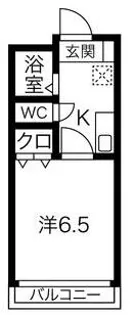 愛西ハイツ【208号室】の間取り