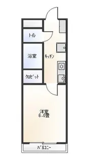 ルート香南マンション【3階】の間取り