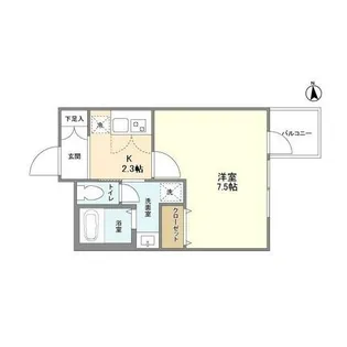 ウェルスクエア京都西陣WEST【4階】の間取り