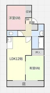 セジュール秋桜【103号室】の間取り