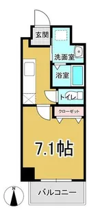 セラヴィ新丸太町【5階】の間取り