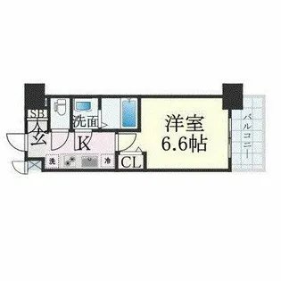 プレサンスTHE KYOTO 澄華【507号室】の間取り