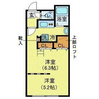 MODULOR中島公園2nd【303号室】の間取り