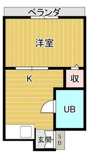 ロータリーマンション香里北之町【3階】の間取り