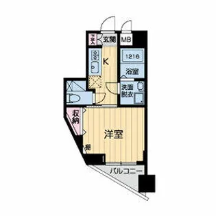 グラマシー京都【0303号室】の間取り