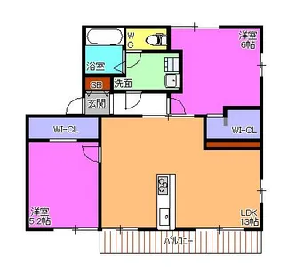 ハイツフローレンス【2階】の間取り