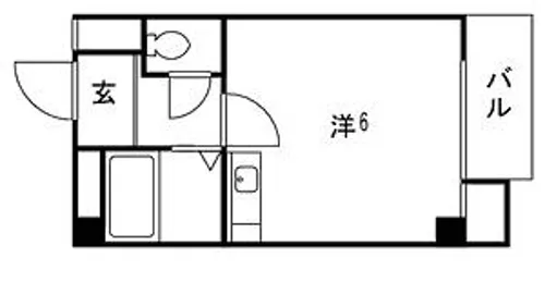 六甲参番館【2階】の間取り