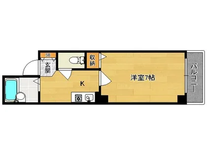 シャトーマサⅡ【3階】の間取り