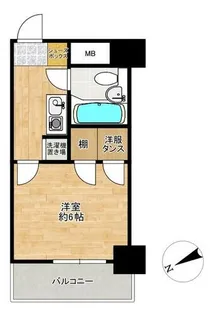 トーカン東淀川キャステール【5階】の間取り