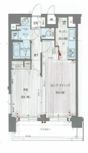 プレサンス名古屋STATIONアブソリュート【12階】の間取り