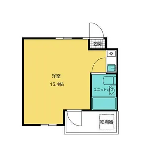 ホワイトヴィラ竜ヶ池【1階】の間取り