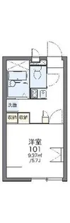 レオパレスResidenceⅡ【1階】の間取り