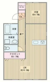 タデノハイツ【1階】の間取り