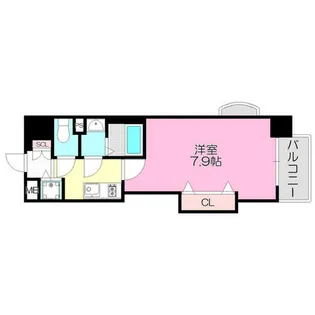 Luxe長田【8階】の間取り