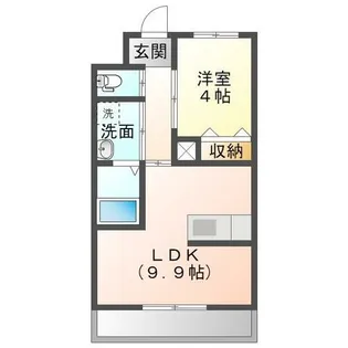 プログレス【101号室】の間取り