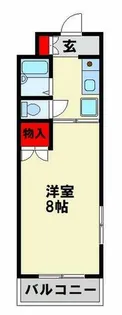 パークハウス八幡【202号室】の間取り
