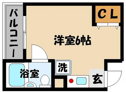 アネックス御影【206号室】の間取り