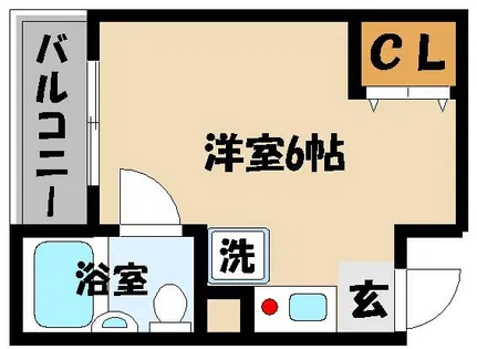 アネックス御影【206号室】の間取り