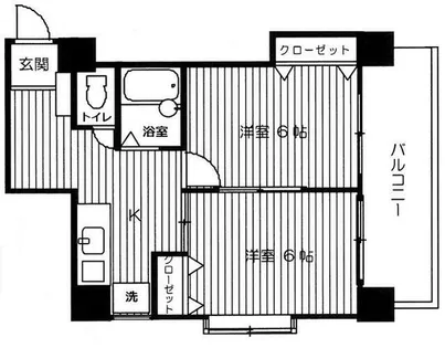 ドリーム六本松【9階】の間取り