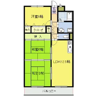 リバーサイドTANI【202号室】の間取り