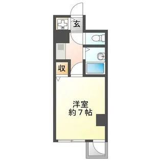 ダイナコートヒルズ折尾【307号室】の間取り