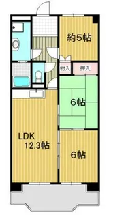 エステート長根【2階】の間取り