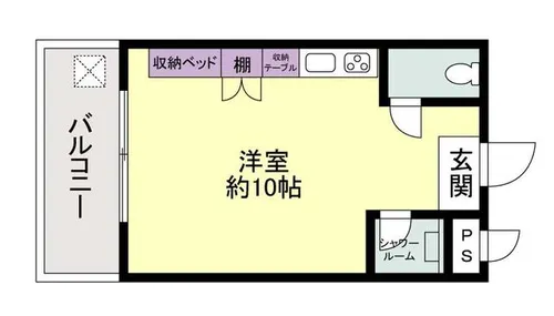 ポプリオンガーデン【2階】の間取り
