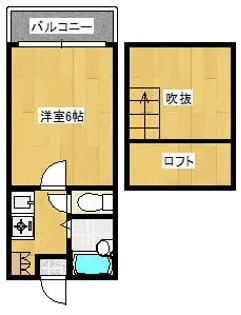 ハイマート福寿【208号室】の間取り