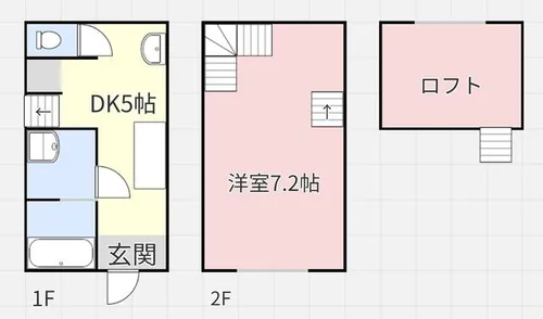 ナナザスタイル長浜【1階】の間取り