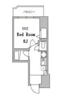アパートメント21【502号室】の間取り