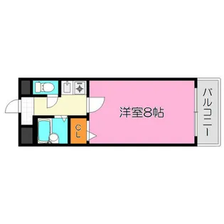 サンライフ長田【4階】の間取り