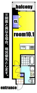 No.63 ORIENT CAPITAL TOWER【16階】の間取り