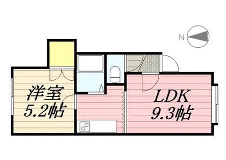 グランドハイツ手稲【0205号室】の間取り