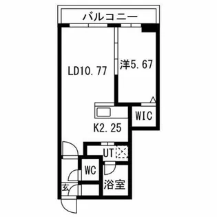 ピオネロ琴似【1階】の間取り