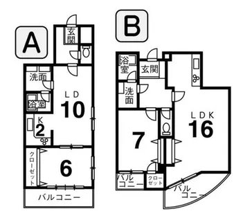 たけうちビル【502号室】の間取り