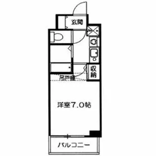KDXレジデンス西院【0202号室】の間取り