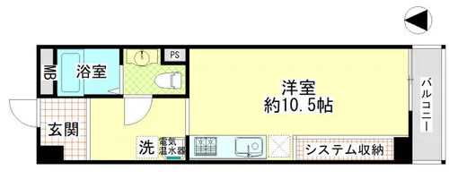 シーズンコート四條畷【3階】の間取り