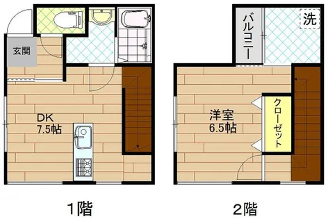 CONTINENTAL8【1階】の間取り