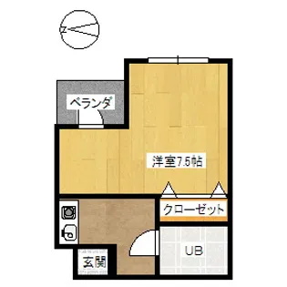 リュミエールなかにし【2階】の間取り