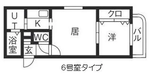 クレアーレ【3階】の間取り