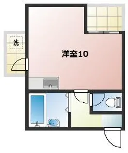 アスカハイツ五位の池【2階】の間取り