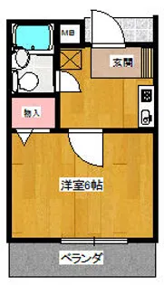 シティハイツ5番館【3階】の間取り
