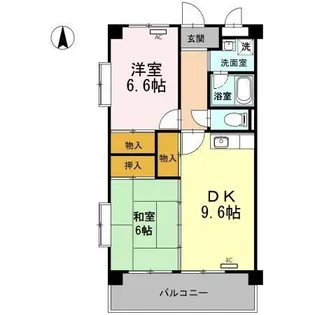 ノーブル・ヴィレッジ【306号室】の間取り