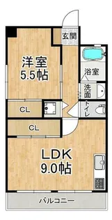 パインヒル向陽【3階】の間取り
