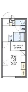 レオパレスLIEBE【2階】の間取り