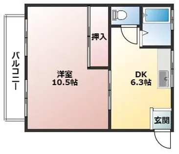 恵ハイツ【205号室】の間取り